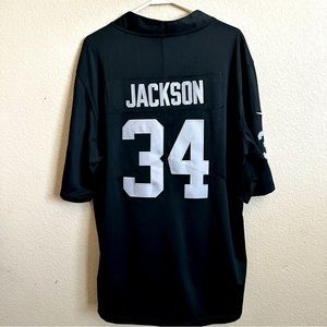 Nike Raiders Bo Jackson NFL large jersey. Stitched numbers and letters